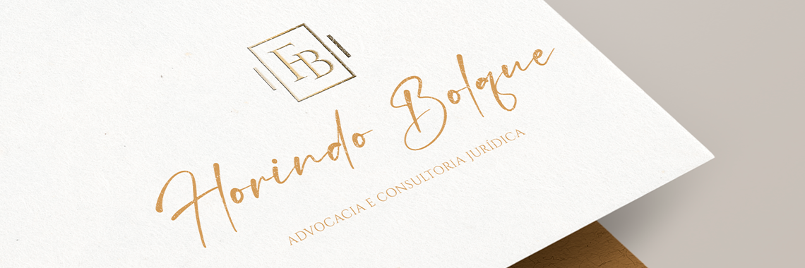 Papel timbrado com logotipo de escritório jurídico e design elegante criado pela Jurinow.